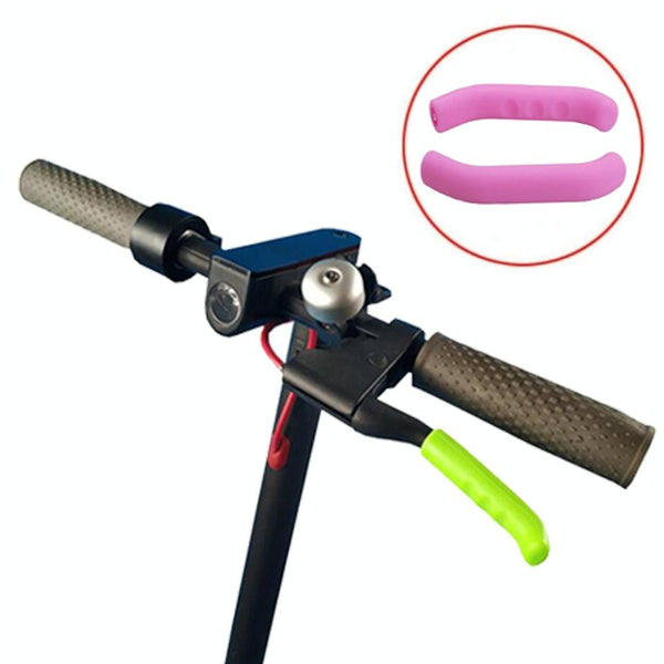 Non Slip Silicone Handbrake Covers For Xiaomi Mijia M365 Electric Scooter 2 Pcs Pink Accessories Parts