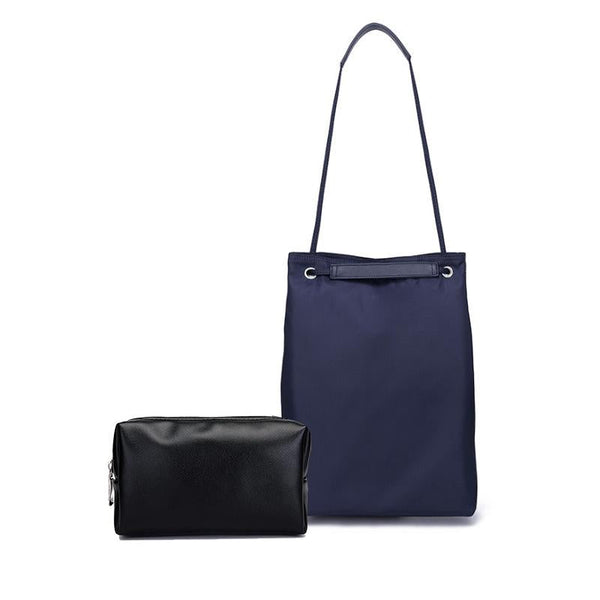 Parallel Small Apple Macbook Shoulder / Messenger Bag Handheld Lake Blue + Gray Mouse Pad Laptop Cases & Bags