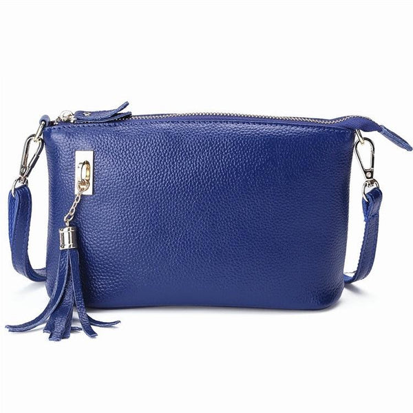 Fringed One Shoulder Bag For Women Large Capacity Casual Royal Blue Women's Bags & Handbags