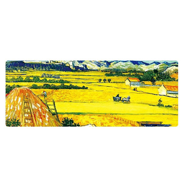 Large Oil Painting Desk Rubber Mlarge Mouse Pad Starry Nightouse Mouse Pads & Wrist Rests