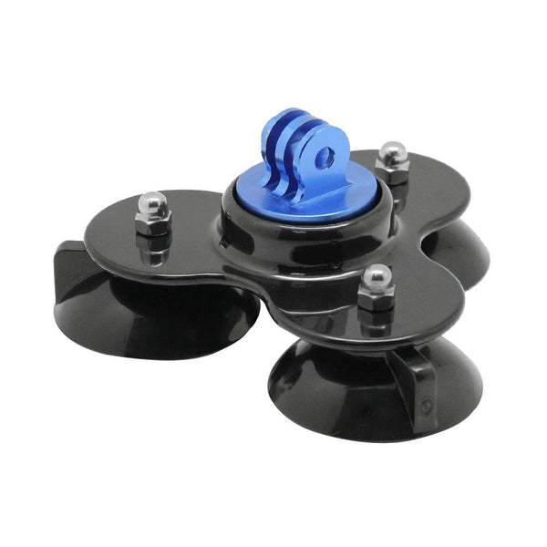 Universal Suction Cup Mount For Action Cameras With Tripod And Handle_Yellow Other Camera & Photo Accs