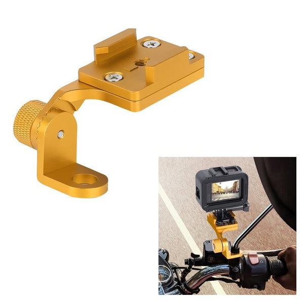 Universal Motorcycle Phone Bracket For Action Cameras And Video Devices Yellow Bike Camera Holders Mounts