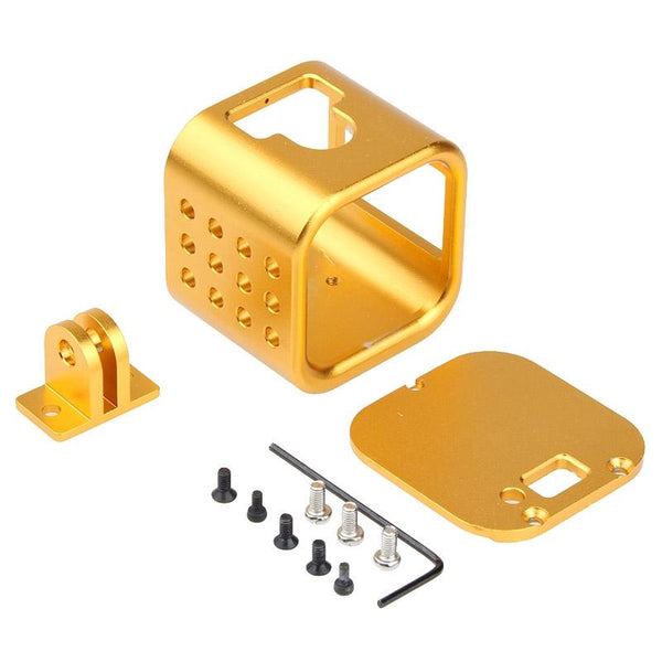 Aluminum Protective Cage For Gopro Session Cameras_Yellow Camera Cases Bags & Covers
