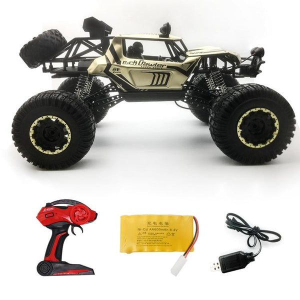 1:8 Alloy Remote Control Climbing Car Off Road Vehicle Toy Gold Remote Controlled Toys