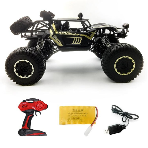 1:8 Alloy Remote Control Climbing Car Off Road Vehicle Toy Gold Remote Controlled Toys