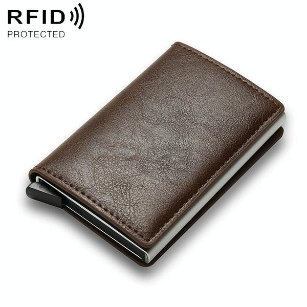 Carbon Fiber Rfid Wallet For Men Black Fibers Wallets