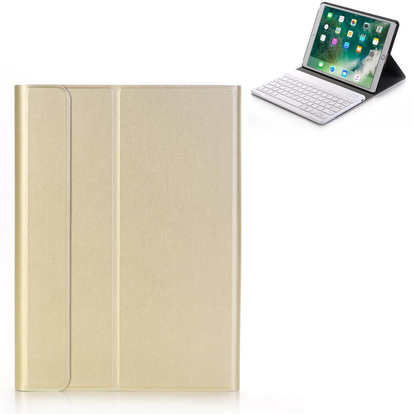 Ultra Thin Bluetooth Keyboard Leather Case For Ipad Air Pro 10.5 With Holder Gold Laptop Cases & Bags