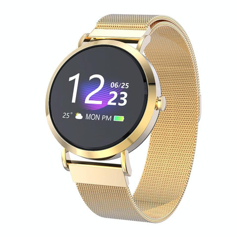 Smart Bracelet With Call Heart Bp Sleep And Oxygen Monitoring Gold Activity Trackers