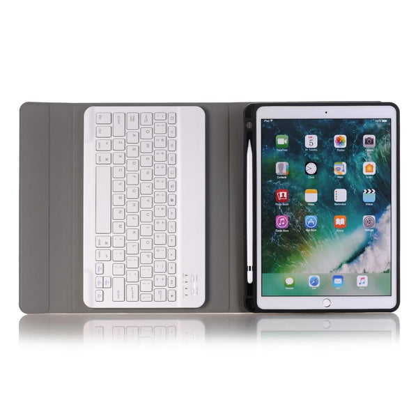 Parallel Deals Ultra Thin Bluetooth Keyboard Leather Case For Ipad Air / Pro 10.5 With Pen Slot & Holder Gold Laptop Cases & Bags