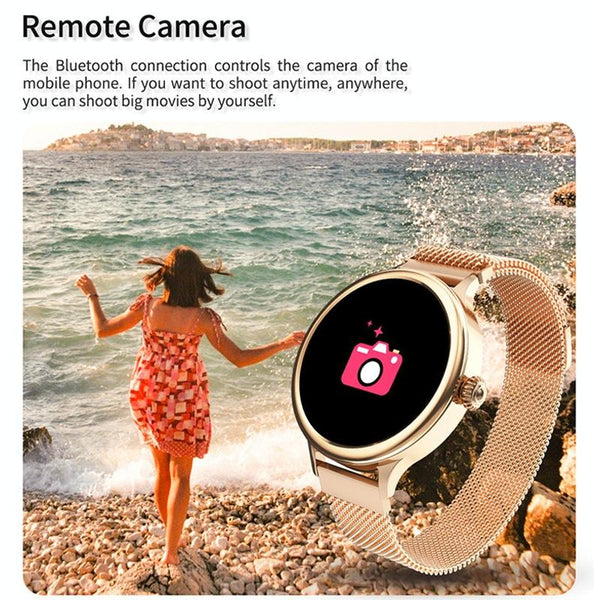 Waterproof Women Menstrual Cycle Smart Watch Gold Smart Watches