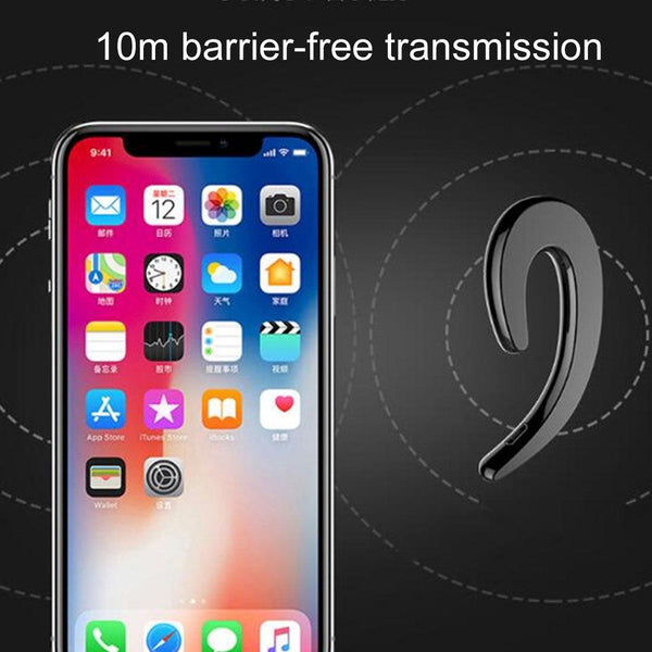 Bluetooth Bone Conduction Sports Earphones With Earhook V4.1 Gold Earbuds