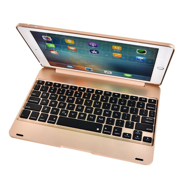 Horizontal Flip Tablet Case With Bluetooth Keyboard For Ipad Pro 9.7 Air 2 Gold Laptop Cases & Bags