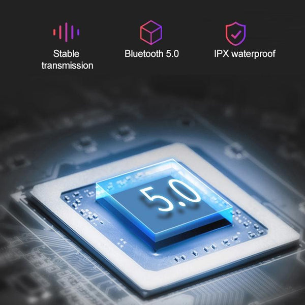 Dt 16 Wireless Two Ear Bluetooth Headset With Touch Control Smart Magnetic Charging Automatic Pairing Gold Earbuds