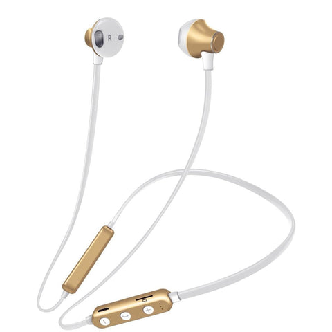 Mg G18 4.2 Sport Wireless Bluetooth 5.0 Earphone Gold Earbuds