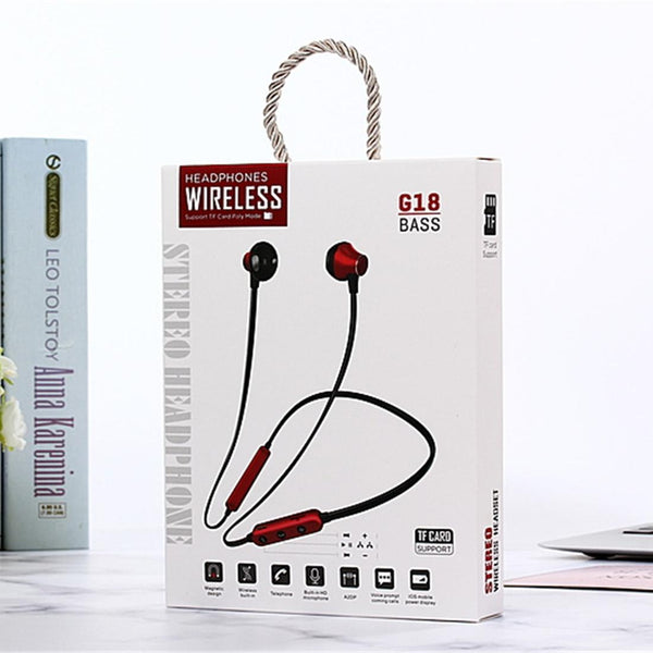 Mg G18 4.2 Sport Wireless Bluetooth 5.0 Earphone Gold Earbuds