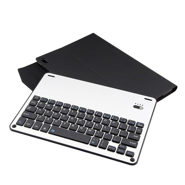 Aluminum Keyboard & Leather Tablet Case For Ipad Pro 10.5 / Air 2019 Bluetooth Detachable Water Repellent Gold Keyboards