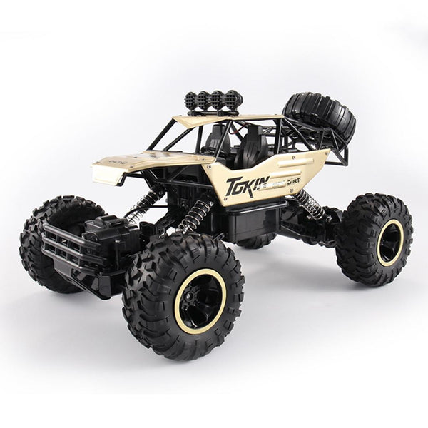 37Cm Remote Control Bigfoot Climbing Car 1 12 Alloy 4Wd Cross Country Toy Gold Remote Controlled Toys