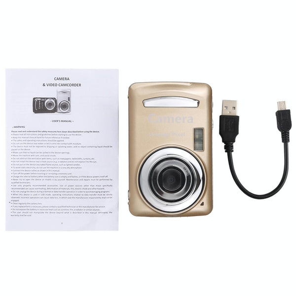 16Mp 4X Zoom Hd Digital Video Camera With 2.4 Tft Screen Digital Cameras