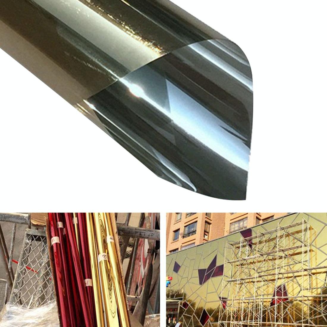 40Cm X 1M Uv Reflective Privacy Sticker Gold Window Film