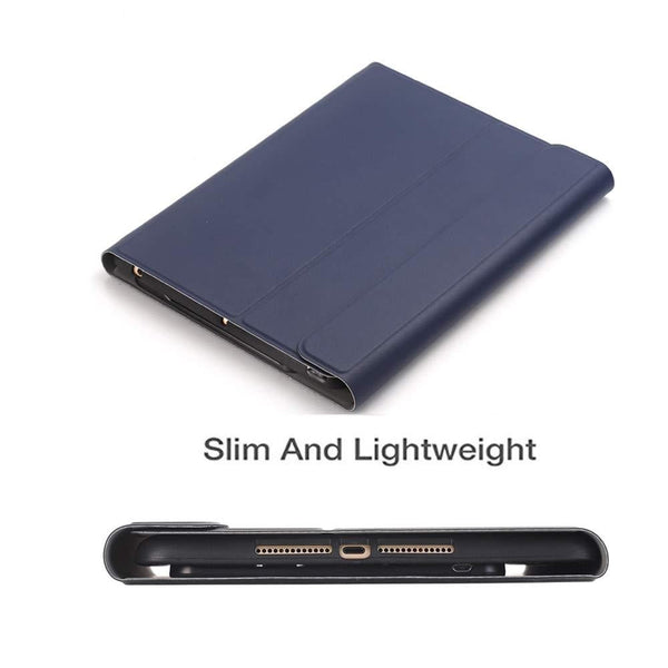 Bluetooth Keyboard & Leather Tablet Case For Ipad Pro / Air 9.7 With Detachable Design Pencil Holder Gold Keyboards