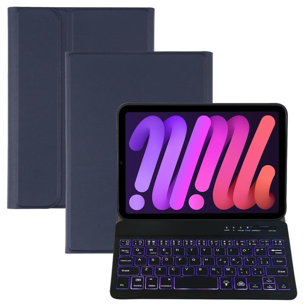 Parallel Deals Ultra Thin Bluetooth Keyboard Leather Case For Ipad Mini 6 With Detachable Lambskin Texture And Stand Gold Laptop Cases & Bags