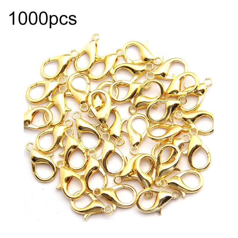 12Mm High Quality Alloy Lobster Claw For Diy Jewelry Gold Jewellery Cord & Wire