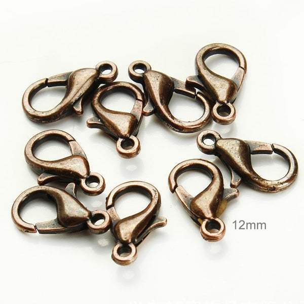 12Mm High Quality Alloy Lobster Claw For Diy Jewelry Gold Jewellery Cord & Wire