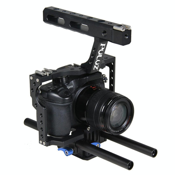Sony A7 / A7s A7r Camera Cage Stabilizer With Handle Blue Stabilizers