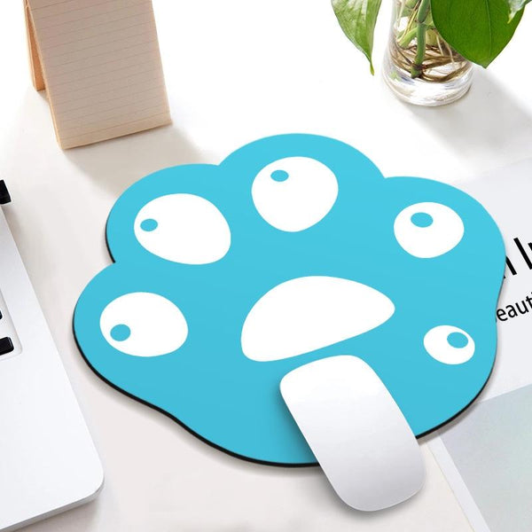 3 Piece Cute Cartoon Cat Claw Mouse Pad Set 280 X 250 3Mm Bright Blue Mouse Pads & Wrist Rests