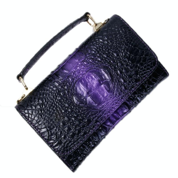Versatile Lady Crossbody Wrist Bag Multi Functional Crocodile Head Green Women's Bags & Handbags