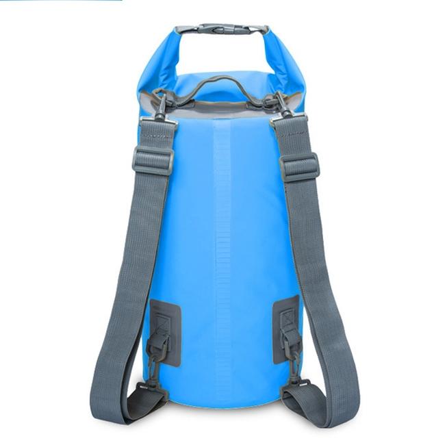 Waterproof Dual Shoulder Dry Bag 50L Capacity Sky Blue Dry Bags
