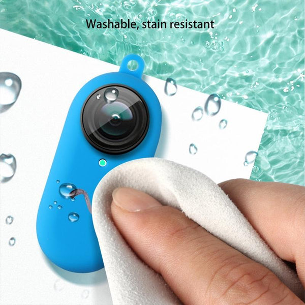 Insta360 Go 2 Body Silicone Case Protective_Blue Camera Cases Bags & Covers