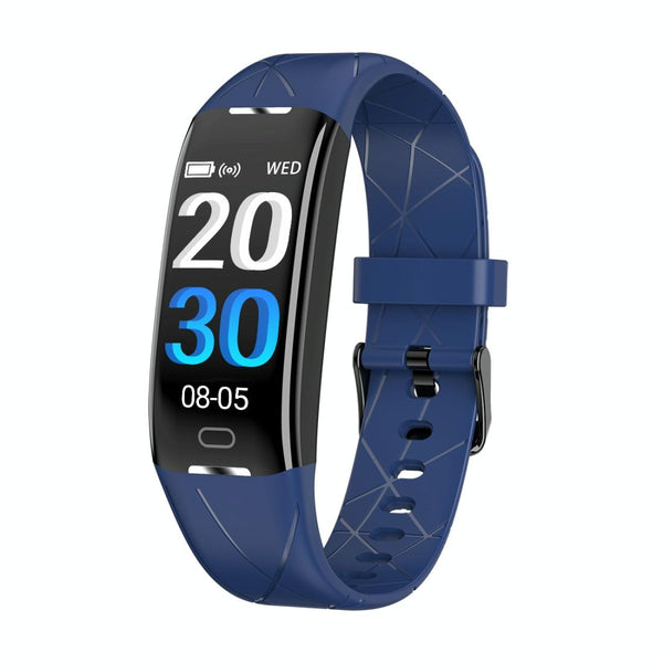 Smart Bracelet With Heart Rate Monitor And Call Reminder Waterproof Blue Activity Trackers