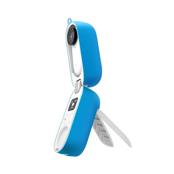 Charging Box Silicone Protective Case For Insta360 Go 2 Blue Camera Cases Bags & Covers