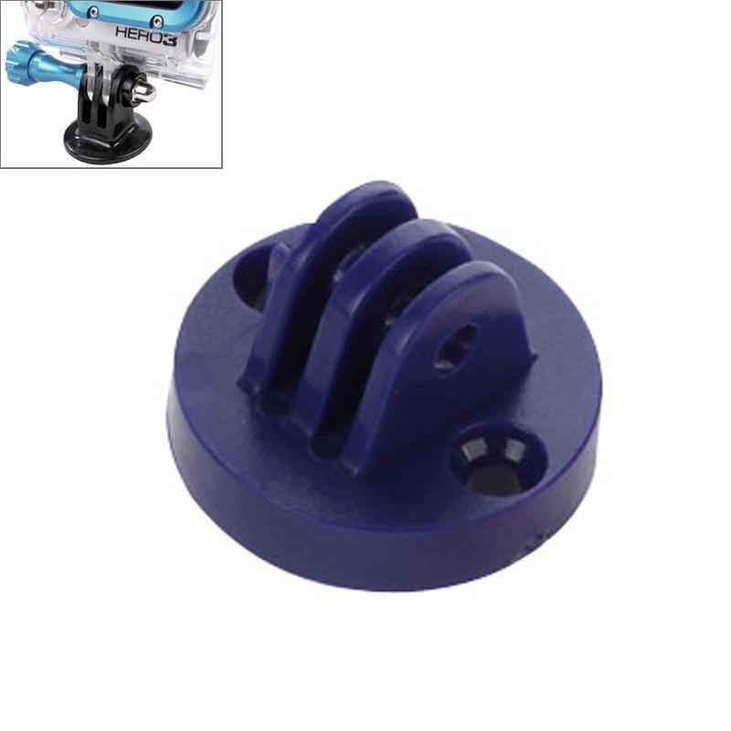 Universal Camcorder Mount Adapter For Gopro Hero Cameras Tripod Compatible_Blue Cables & Adapters