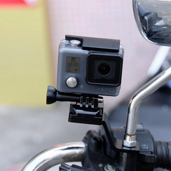 Universal Motorcycle Mount For Action Cameras_Blue Bike Camera Holders Mounts