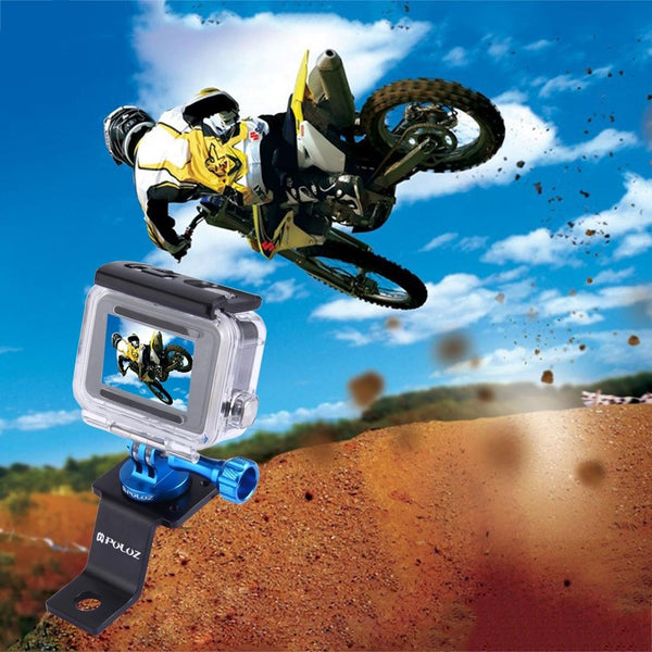 Universal Motorcycle Mount For Action Cameras_Blue Bike Camera Holders Mounts