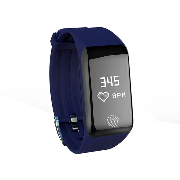 Waterproof Oled Fitness Tracker Ip67 Blue Activity Trackers