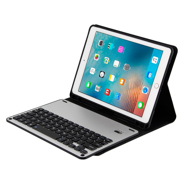 Bluetooth Keyboard & Leather Tablet Case For Ipad Air / Pro 9.7 Detachable Water Repellent Magnetic Sleep Function 3 Gear Angle Adjustment Pen Slot Ke