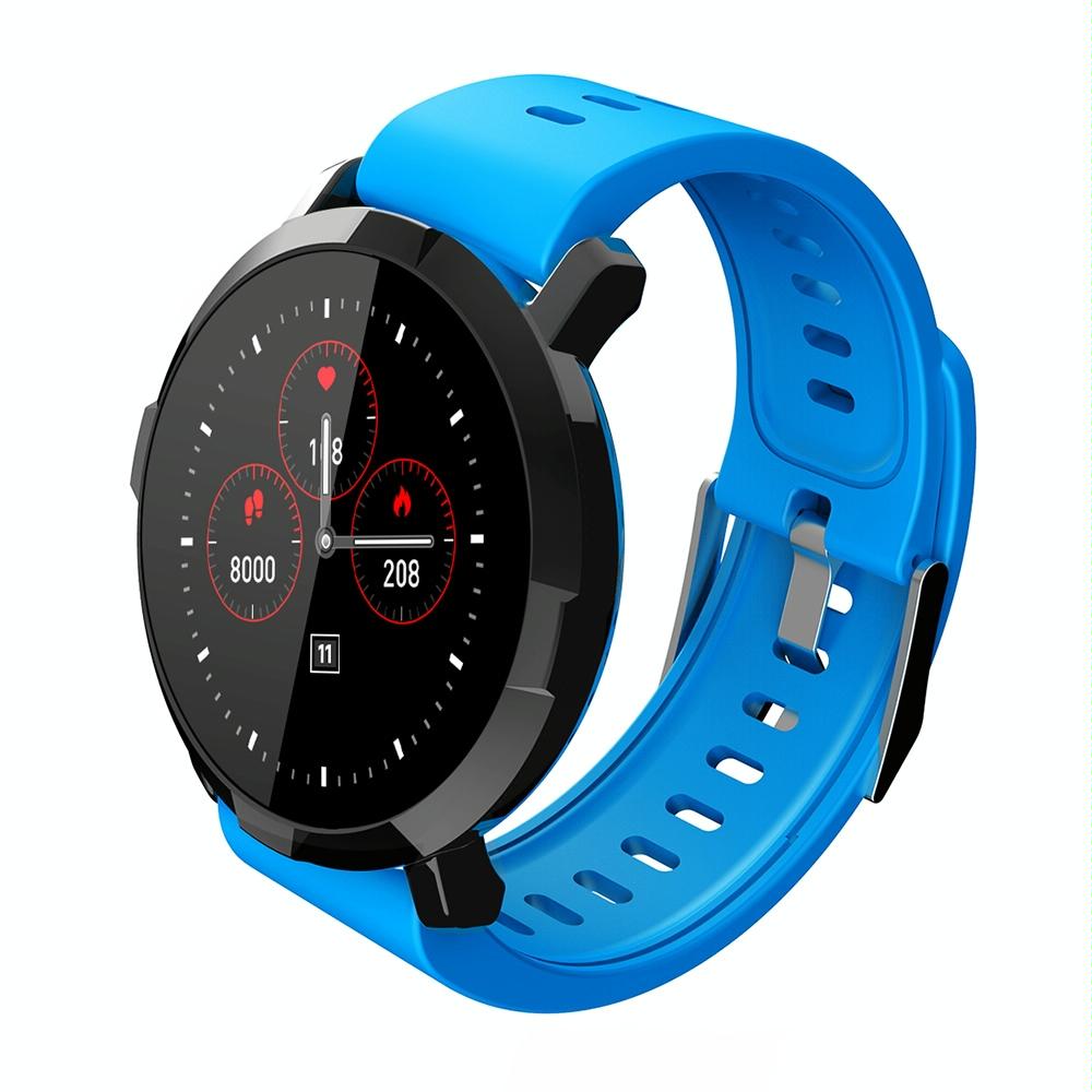Waterproof Smart Bracelet With Heart Rate Monitor And Sleep Tracker Blue Smart Watches