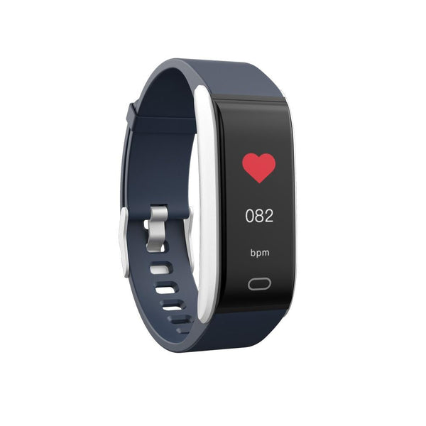 Waterproof Smart Bracelet With Call Heart Bp Sleep And Sedentary Monitoring Ip67 Blue Activity Trackers