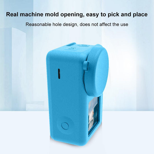 Protective Silicone Case With Lens Cap_Blue Camera Cases Bags & Covers