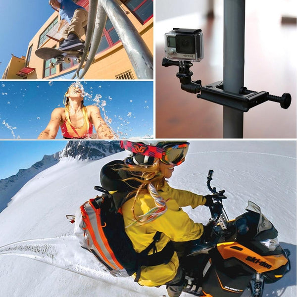 Universal Tripod Mount For Action Cameras Audio And Video Equipment Blue Tripods & Monopods