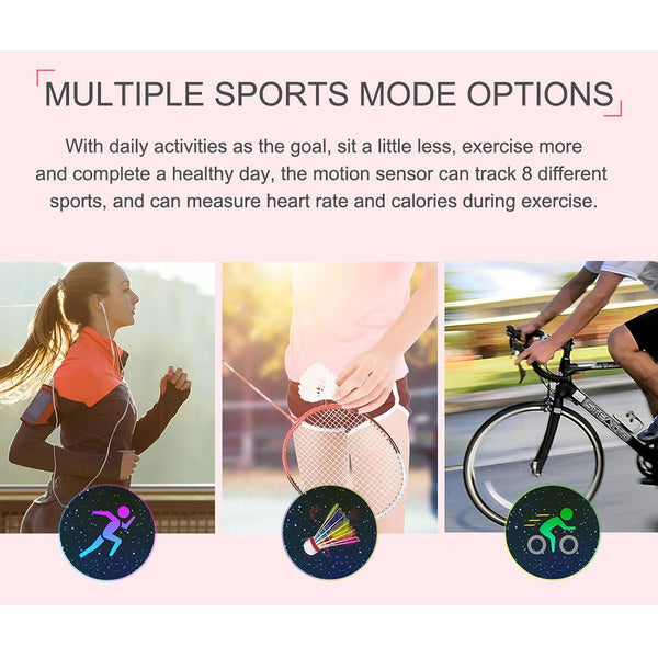 Waterproof Smart Bracelet With Call Reminder And Health Monitoring Blue Activity Trackers