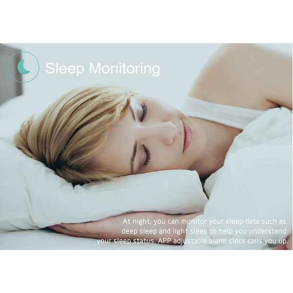 Waterproof Smart Bracelet With Call Reminder And Health Monitoring Blue Activity Trackers