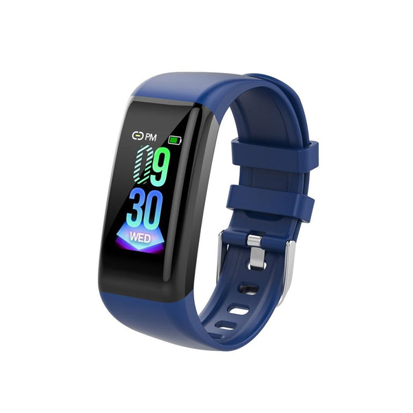 Waterproof Smart Bracelet With Call Heart Rate Bp Sleep And Sedentary Functions Blue Smart Watches
