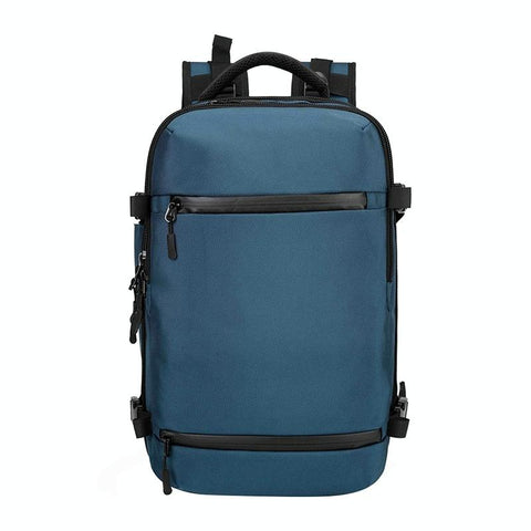 20 Inch Waterproof Usb Shoulder Backpack Blue Women Backpacks