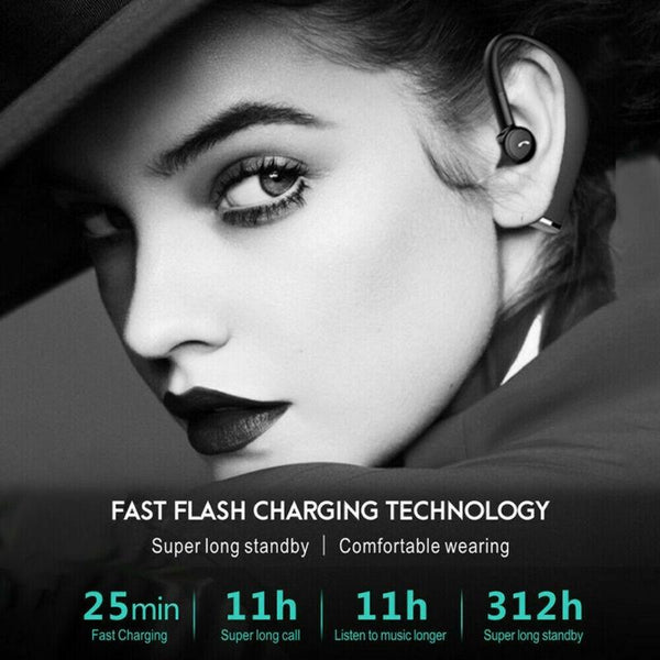 Wireless Business Sports Bluetooth Earphones Fast Charging 5.0 Earbuds