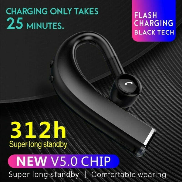 Wireless Business Sports Bluetooth Earphones Fast Charging 5.0 Earbuds