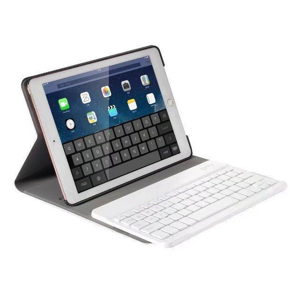 Bluetooth Keyboard & Leather Tablet Case For Ipad Pro / Air 9.7 2017 2018 Detachable Horizontal Flip With Holder Keyboards